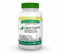 Calcium 1000 Mg / Magnesium 400 Mg + 1000iu D3 (non Gmo) (100 Softgels)   Health Thru Nutrition
