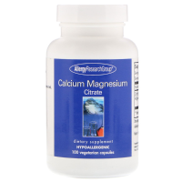 Calcium Magnesium Citrate 100 Vegetarian Capsules   Allergy Research Group