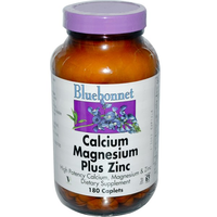 Calcium Magnesium Plus Zinc (180 Caplet)   Bluebonnet Nutrition