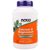 Calcium & Magnesium Powder (227 G)   Now Foods