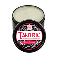 California Exotic Novelties Tantric Candle W Pher. White Lavend Stuk