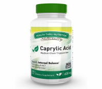 Caprylic Acid 600 Mg (non Gmo) (200 Softgels)   Health Thru Nutrition