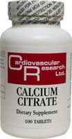 Cardio Vasc Res Calcium Citraat 165 Mg