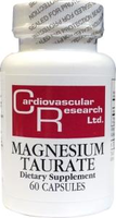Cardivascular Research Magnesium Tauraat 125mg Capsules
