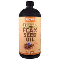 Certified Organic Flax Seed Oil (946 Ml)   Jarrow Formulas