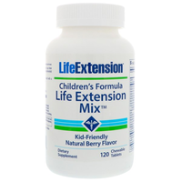 Children's Formula Life Extension Mix   Natural Berry Flavor (120 Chewable Tablets)   Life Extension