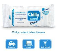 Chilly Intimate Wipes   Doekjes Protect 12 Stuks