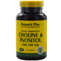Choline & Inositol 500/500 Mg (60 Tablets)   Nature's Plus