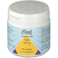 Clark Vitamine B3 Nicotinamide 500 Mg 100 Capsules