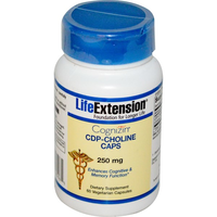 Cognizin Cdp Choline Caps 250 Mg (60 Veggie Capsules)   Life Extension