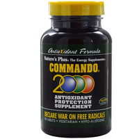 Commando 2000 Antioxidant Protection (90 Tablets)   Nature's Plus
