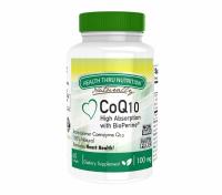 Coq 10 (w/ Bioperine®) 100 Mg (non Gmo) (60 Softgels)   Health Thru Nutrition