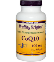 Coq10 Kaneka Q10 100 Mg (150 Softgels)   Healthy Origins