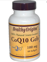Coq10 Gels (kaneka Q10), 100 Mg, (60 Softgels)   Healthy Origins