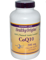 Coq10 (kaneka Q10), 200 Mg (150 Softgels)   Healthy Origins