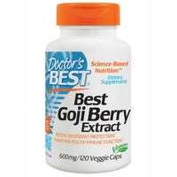 Best Goji Berry Extract 600 Mg (120 Veggie Caps)   Doctor's Best