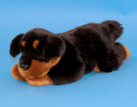 Knuffel Hond Rottweilers 33 Cm