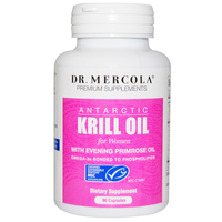Dr. Mercola, Premium Supplements, Antarctic Krill Oil For Women, 90 Capsules