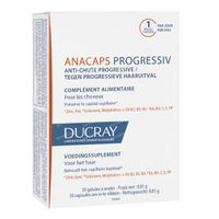 Ducray Anacaps Progressiv Tegen Progressieve Haaruitval 30 Capsules