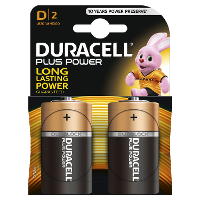 Duracell Plus Power Batterijen   D 2 Stuks