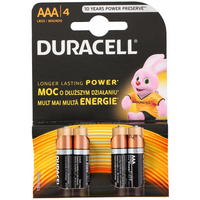 Duracell 4 Stuks Aaa Batterijen