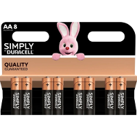 Duracell Aa Simply Batterijen   8 Pack