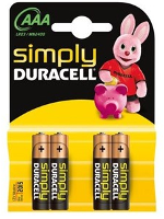 Duracell Batterij   Simply Aaa 1,5v Alkaline