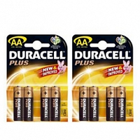Duracell Batterij Plus Type Aa Penlite Mn1500 K0410 1,5volt 2x4st