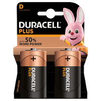 Duracell Batterijen Plus D 2 Stuks