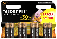 Duracell Plus Power Type Aa Penlite Special Offer Batterij 1,5volt 8stuks