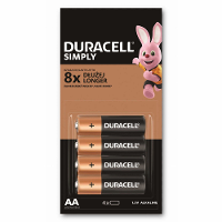 Duracell Batterijen Simply Aa Bl 4x4 Mn1500   16 Pack