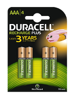 Duracell Rechargeable Aaa Batterijen 4x (4st)