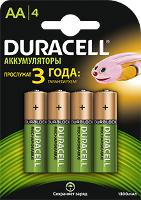 Duracell Oplaadbare Batterijen Aa   1300 Mah   Dc1500 Hr6   2 Stuks
