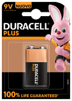 Duracell Plus 9v Blok Batterij   6lr61