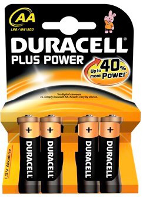 Duracell Plus Power Aa Batterij   4 Stuks