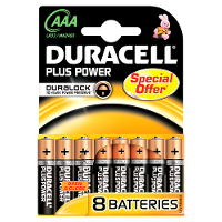 Duracell Plus Power Aaa 8s