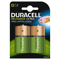 Duracell Oplaadbare Batterij Precharged   D 2 2200 Mah 2 Stuks