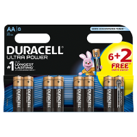 Duracell Ultra Power Batterijen   Aa 6 + 2 Gratis
