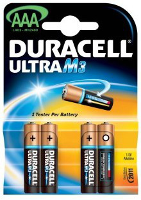 Duracell Ultra Power Batterijen   Aaa Alkaline   4 Stuks