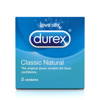 Durex Classic Natural   Condooms 3 Stuks