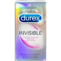 Durex Condooms Invisible Met Extra Glijmiddel   10 Stuks