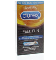 Durex Condooms Feel Fun   6 Stuks