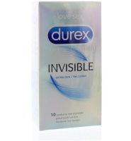 Durex Condooms Invisible   10 Stuks