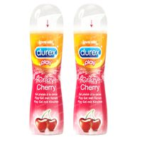 Durex Play Pleasure Gel   Crazy Cherry Duopack 2x50 Ml