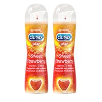 Durex Play Sweet Strawberry Glijmiddel Duopack 2x50 Ml
