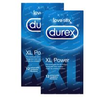 Durex Xl Power Condooms Duo 2x12 Stuks