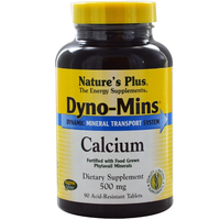 Dyno Mins Calcium 500 Mg (90 Tablets)   Nature's Plus