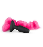 Easytoys Fetish Collection Siliconen Buttplug Met Staart   Roze (1st)