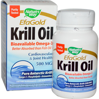 Efagold Krill Olie 500 Mg (60 Gelcapsules)   Nature's Way