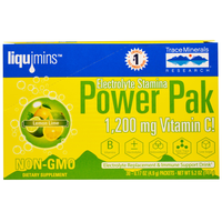 Electrolyte Stamina, Power Pak, Lemon Lime (30 Packets, 4.9 G Each)   Trace Minerals Research